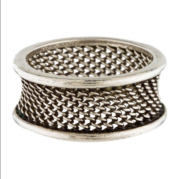 Jewelry | Tiffany Co Mesh Band Ring 